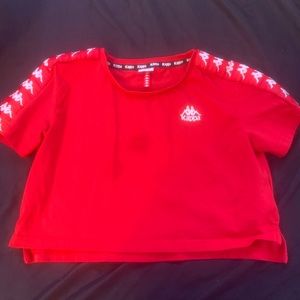 Womens kappa cropped t-shirt